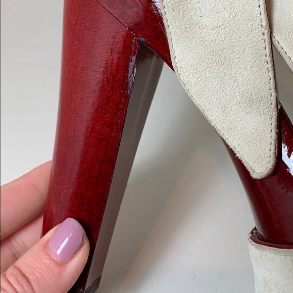 GIUSEPPE ZANOTTI Suede Platform Sandals - Picture 4 of 5